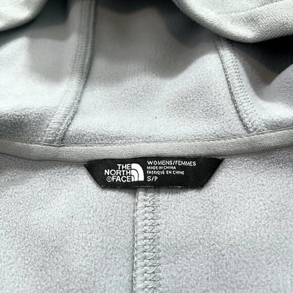 The North Face Women's Grey Long Full Zip Hooded‎ Cirrus Jacket Size Small - Picture 3 of 10